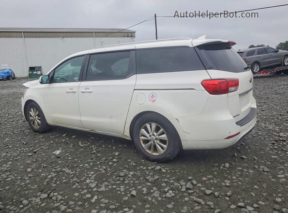 KNDMB5C12H6325948 2017 KIA SEDONA White Հետևի ձախ