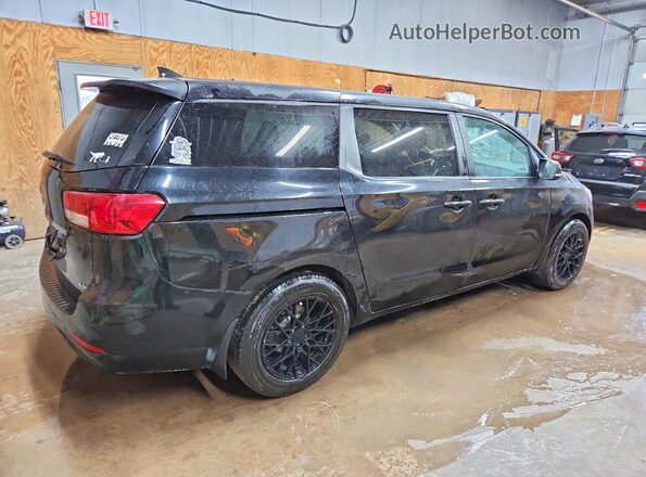 KNDMB5C12J6407099 2018 KIA SEDONA Black Trasero derecho