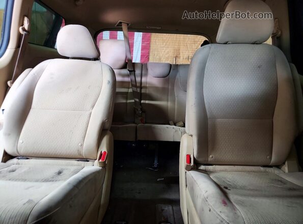 KNDMB5C12J6407099 2018 KIA SEDONA Black Vista de los asientos traseros