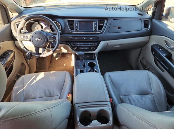 KNDMB5C12L6601683 2020 KIA SEDONA White Dashboard view
