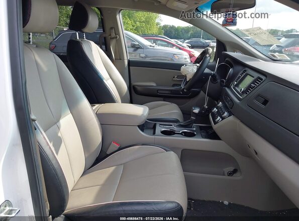 KNDMB5C12L6657851 2020 KIA SEDONA White Vista interior delantera