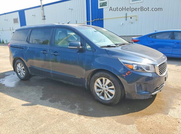 KNDMB5C13G6095965 2016 KIA SEDONA Угольный Передняя правая четверть