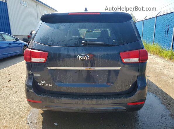 KNDMB5C13G6095965 2016 KIA SEDONA Угольный Вид сзади