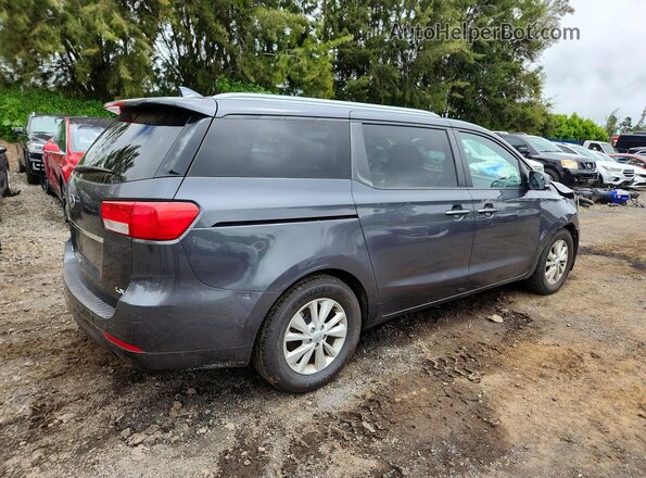 KNDMB5C13G6100789 2016 KIA SEDONA Charcoal Հետևի աջ