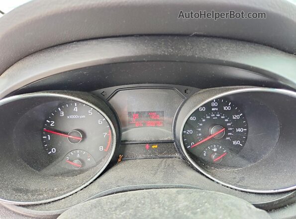 KNDMB5C13G6130536 2016 KIA SEDONA Gray Вид щитка приладів