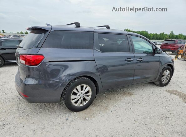 KNDMB5C13G6130536 2016 KIA SEDONA Gray Задня права чверть