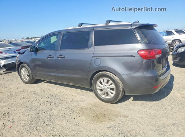 KNDMB5C13G6165593 2016 KIA SEDONA Угольный Задняя левая четверть