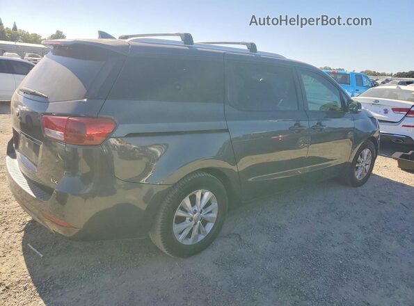 KNDMB5C13G6165593 2016 KIA SEDONA Угольный Задняя правая четверть