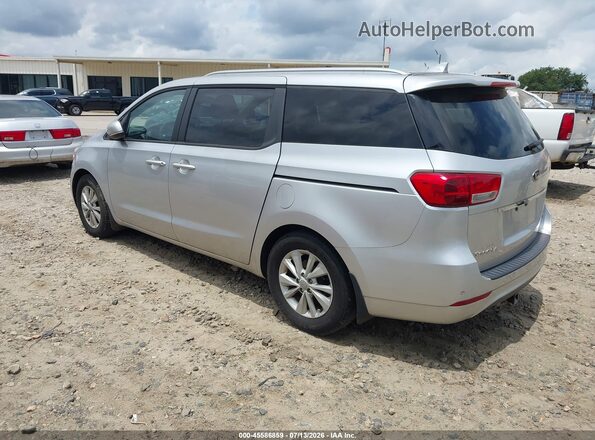 KNDMB5C13G6173404 2016 KIA SEDONA Gray Задня ліва чверть