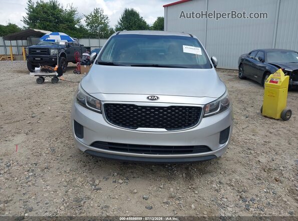 KNDMB5C13G6173404 2016 KIA SEDONA Gray Вид спереду