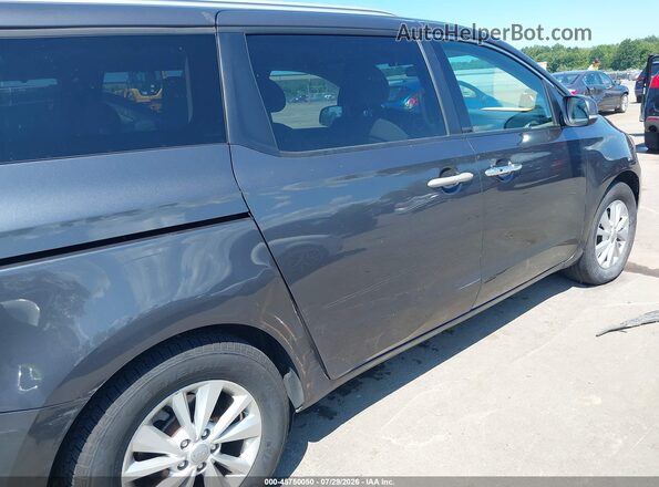 KNDMB5C13G6189523 2016 KIA SEDONA Black Вид спереду
