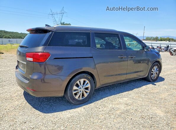 KNDMB5C13G6197833 2016 KIA SEDONA Gray Հետևի աջ