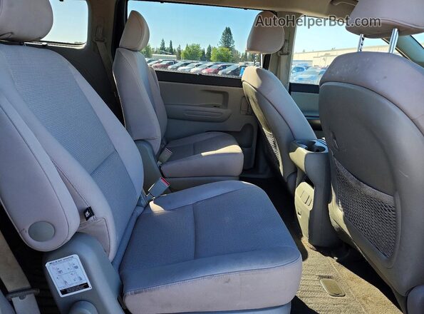 KNDMB5C13G6201461 2016 KIA SEDONA Brown Widok tylnych siedzeń