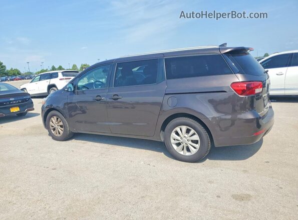 KNDMB5C13H6238396 2017 KIA SEDONA Brown უკანა მარცხენა