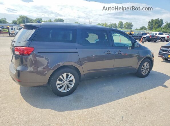 KNDMB5C13H6238396 2017 KIA SEDONA Brown უკანა მარჯვენა