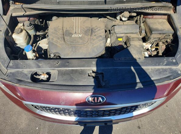 KNDMB5C13H6251309 2017 KIA SEDONA Бордовый Вид подкапотного пространства