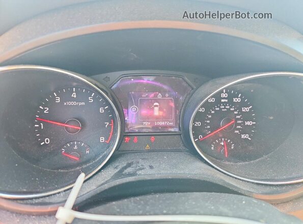KNDMB5C13H6251309 2017 KIA SEDONA Бордовый Вид щитка приборов