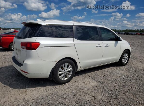 KNDMB5C13J6357135 2018 KIA SEDONA White Tył prawy