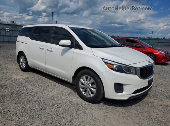 KNDMB5C13J6357135 2018 KIA SEDONA White Przód prawy