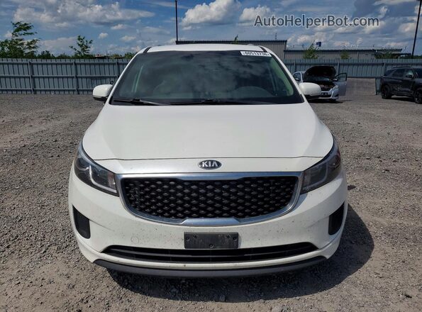 KNDMB5C13J6357135 2018 KIA SEDONA White Widok z przodu