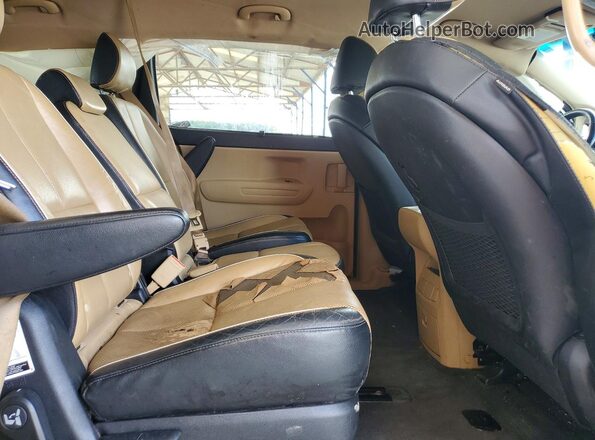 KNDMB5C13J6400596 2018 KIA SEDONA Black Rear seats view