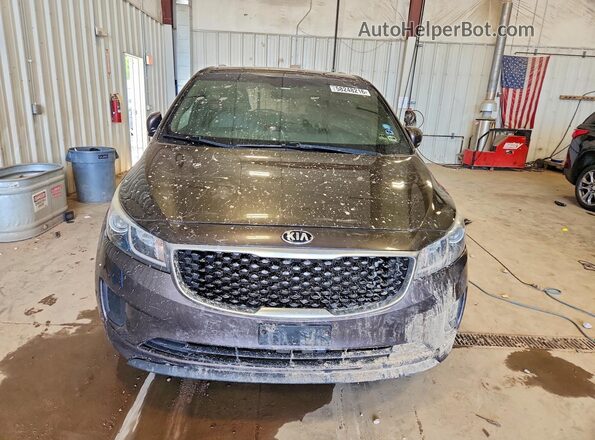 KNDMB5C14G6084764 2016 KIA SEDONA Burn Դիմացի տեսք