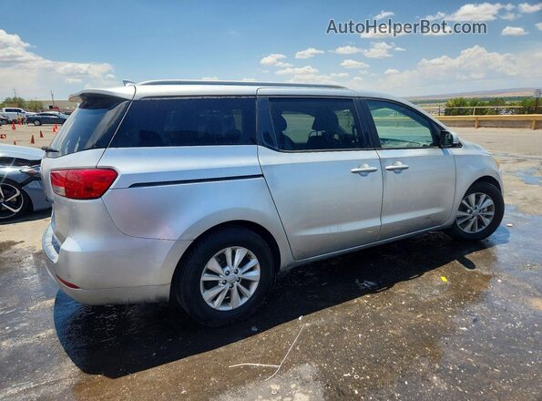 KNDMB5C14G6092413 2016 KIA SEDONA Silver უკანა მარჯვენა