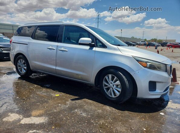 KNDMB5C14G6092413 2016 KIA SEDONA Silver წინა მარჯვენა