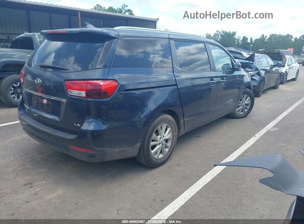 KNDMB5C14G6105662 2016 KIA SEDONA Blue Rear right