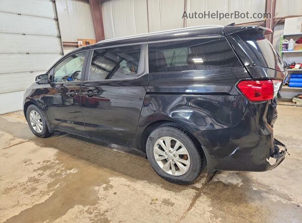 KNDMB5C14H6249942 2017 KIA SEDONA Black Հետևի ձախ