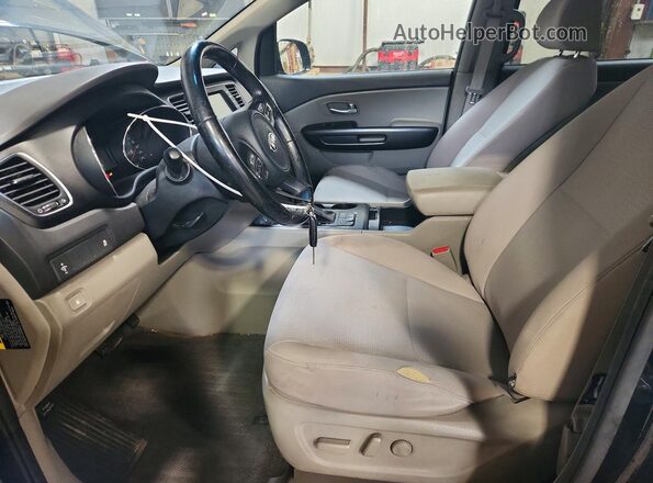 KNDMB5C14H6249942 2017 KIA SEDONA Black Սալոնի դիմացի տեսք