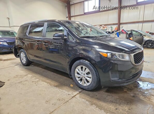 KNDMB5C14H6249942 2017 KIA SEDONA Black Առջևի աջ