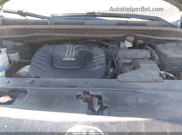 KNDMB5C14H6324929 2017 KIA SEDONA Black Հետևի տեսք