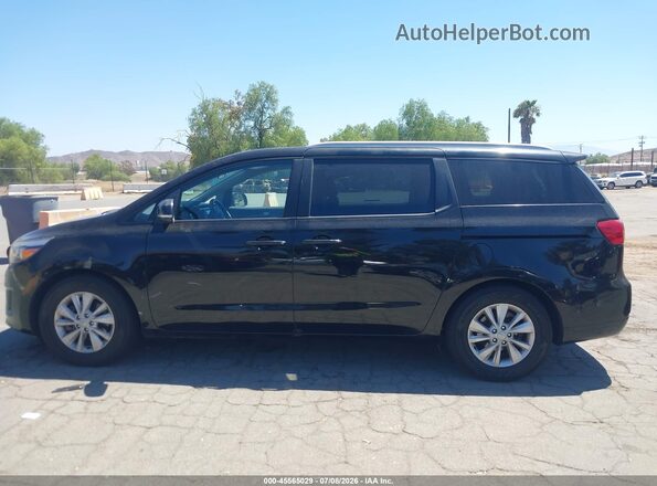 KNDMB5C14H6324929 2017 KIA SEDONA Black Սալոնի 360 աստիճան տեսք