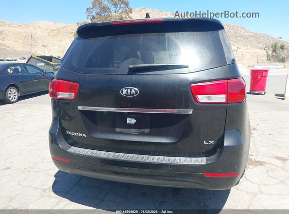 KNDMB5C14H6324929 2017 KIA SEDONA Black 