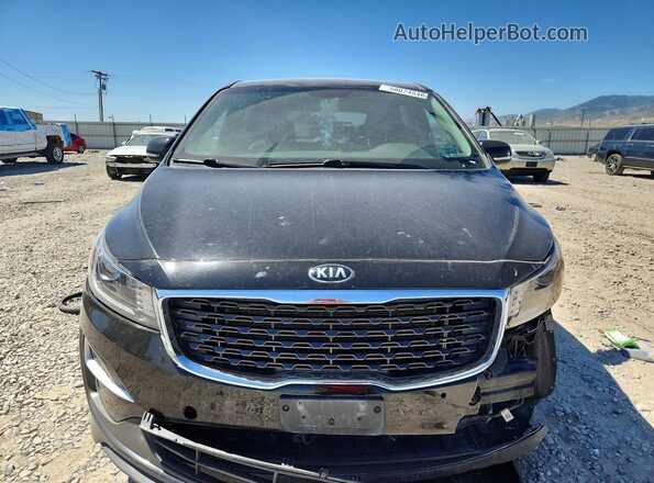 KNDMB5C14L6580058 2020 KIA SEDONA Black Front view
