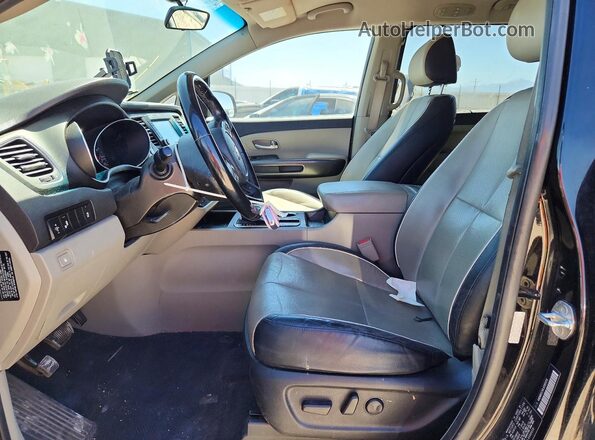 KNDMB5C14L6580058 2020 KIA SEDONA Black Front interior view