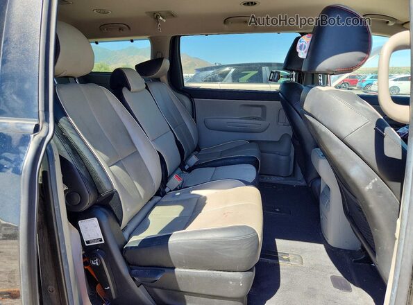 KNDMB5C14L6580058 2020 KIA SEDONA Black Rear seats view