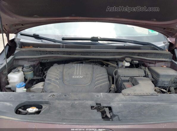 KNDMB5C15G6085776 2016 KIA SEDONA Purple Вид ззаду