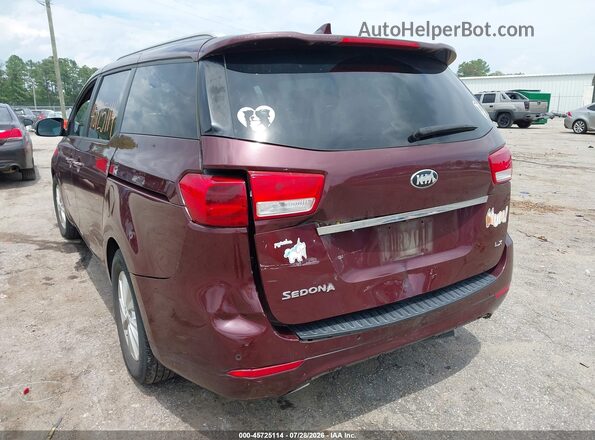 KNDMB5C15G6085776 2016 KIA SEDONA Purple Вид спереду