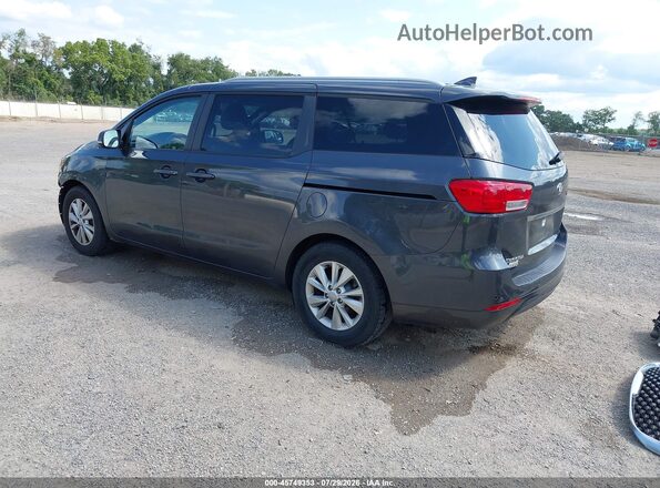 KNDMB5C15G6091593 2016 KIA SEDONA Gray Rear left