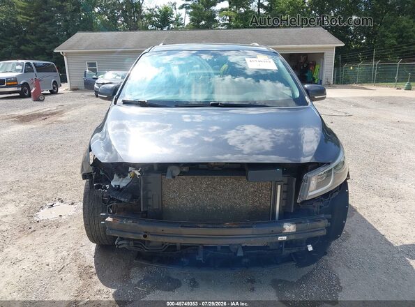KNDMB5C15G6091593 2016 KIA SEDONA Gray Rear interior view