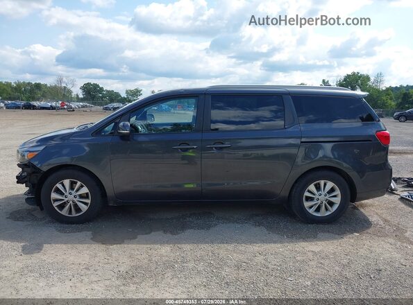 KNDMB5C15G6091593 2016 KIA SEDONA Gray 
