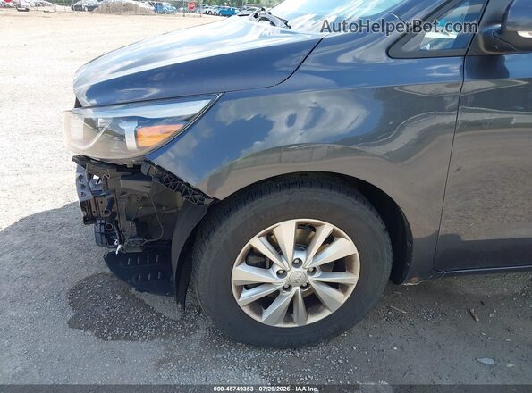 KNDMB5C15G6091593 2016 KIA SEDONA Gray 