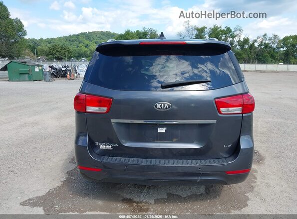 KNDMB5C15G6091593 2016 KIA SEDONA Gray 