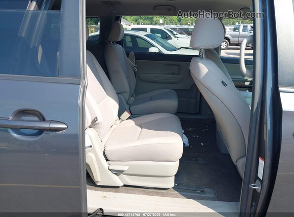 KNDMB5C15G6110787 2016 KIA SEDONA Gray Vista de la etiqueta del VIN