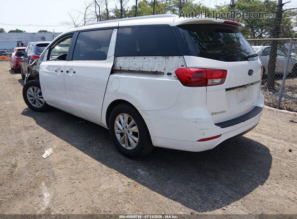 KNDMB5C15G6188096 2016 KIA SEDONA White Tył lewy