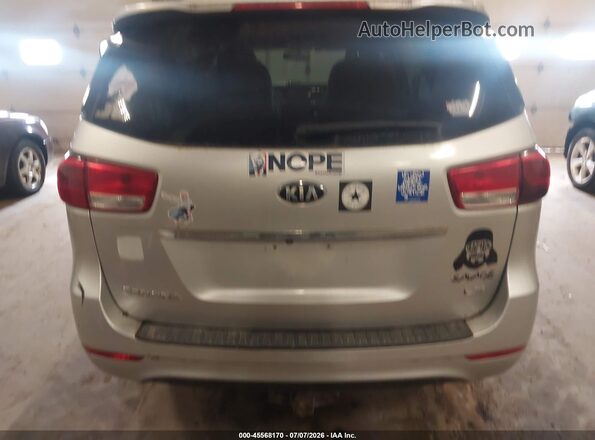 KNDMB5C15H6218599 2017 KIA SEDONA Silver 