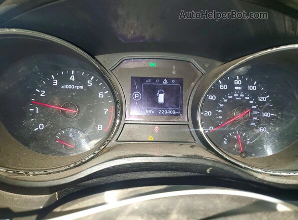 KNDMB5C15H6239761 2017 KIA SEDONA Gray Սարքավորումների վահանակի տեսք