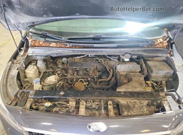 KNDMB5C15H6239761 2017 KIA SEDONA Gray Շարժիչի բաժամունքի տեսք